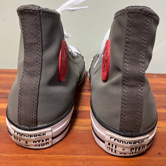 Men’s gray high top converse all star size 11 shoes - Picture 6 of 10